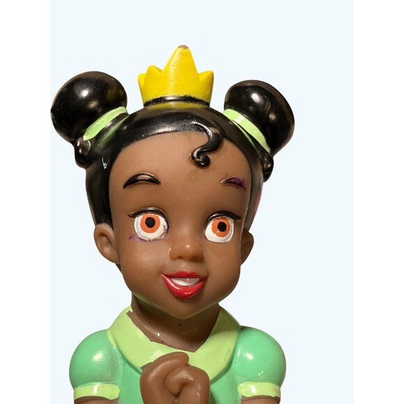 Princess Tiana Small Soft Vinyl Squeak Toy Disney Character Figurine 5.5" Tall - Picture 3 of 10